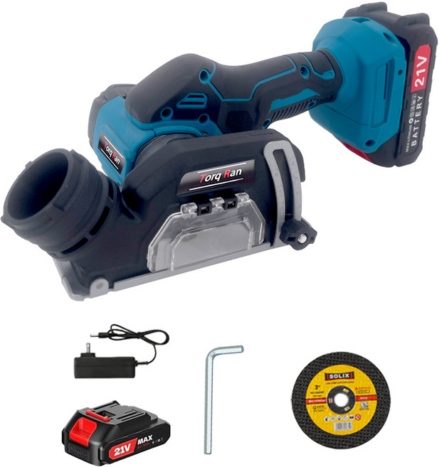 2-in-1 무선 원형톱 다기능 3인치 원형톱 19000RPM/분 4가지 연삭 휠 연삭 디스크 및 데스크탑 스탠드(분리 가능) 포함 무선 및 경량 가정용/샌딩/금속 가, 1세트