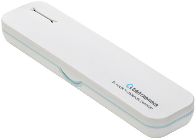 클린챔버 국내제조 UV LED USB C타입 충전식 휴대용 칫솔살균기 CC-C210, 화이트, USB 충전식