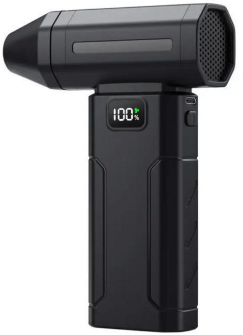 에어블로어건 미니 휴대용 조정 X8 신형 먼지 제거기 450000RPM 고속 터보 강력 팬 5단계 속도 조절 제트 블로워 키보드 청소용 화면 디스플레이 포함, A, 1