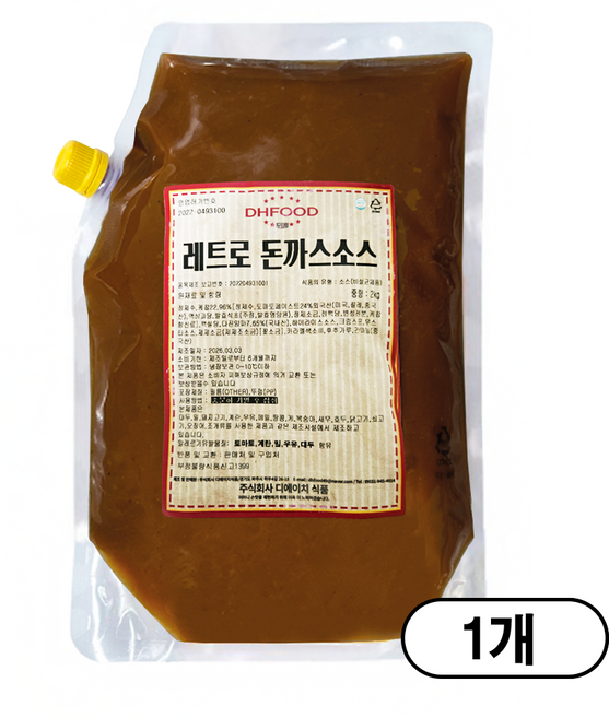 레트로 옛날경양식 돈까스소스, 2kg, 1개