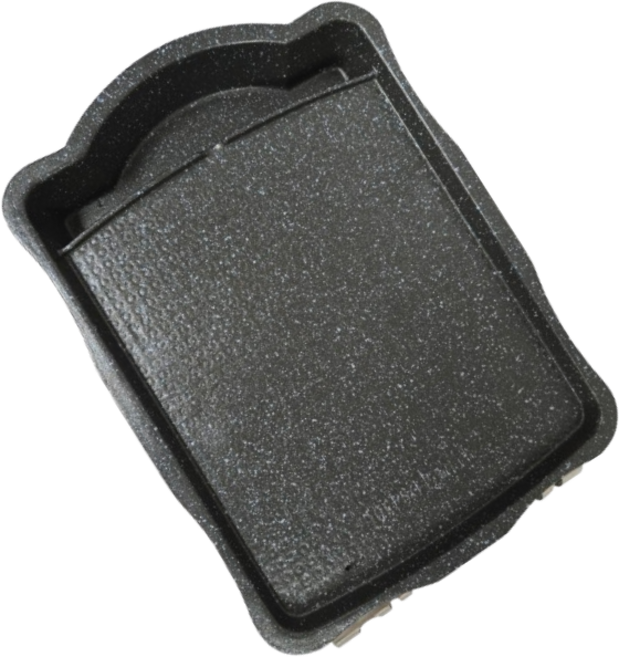 제일팬쿡 두께 7mm 알루미늄 손수주물 사각 기름받이 고기불판 DS430B (부르스타전용) 업소용불판 가정용불판, 1개, 42cm