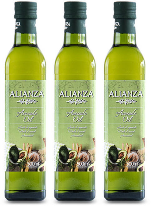 [알리안자] 아보카도 오일 500ml X 3개, 1