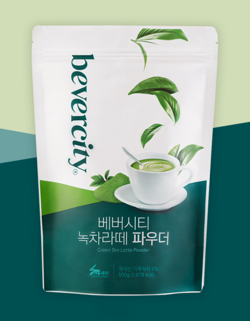세미 녹차라떼파우더, 500g, 10개