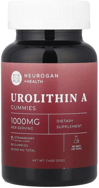 새해 첫좋은선물 Neurogan Health 우롤리틴 A 구미젤리 딸기 구미젤리 60개(구미젤리 1개당 500mg) 제대로 할인합니다, NeuroganHealth우롤리틴A구미젤리딸기구미젤리6, 210g, 1 - 쿠팡