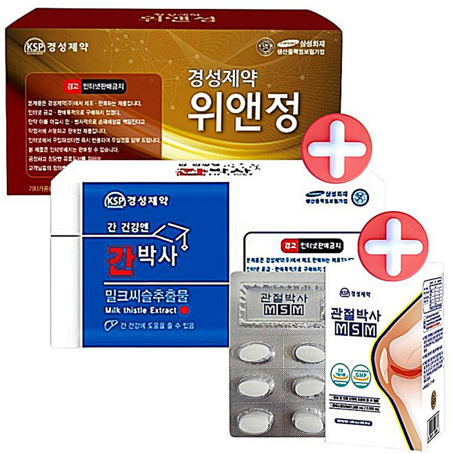 경성제약 장박사플러스 1박스+간박사 1박스+관절박사 1박스 차전자피 식이섬유 쾌변다이어트 피로회복제 식이유황 관절 건강기능식품, 180g, 1