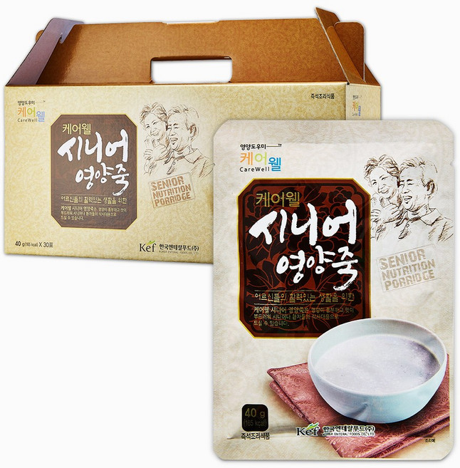 케어웰 시니어영양죽, 40g, 30개