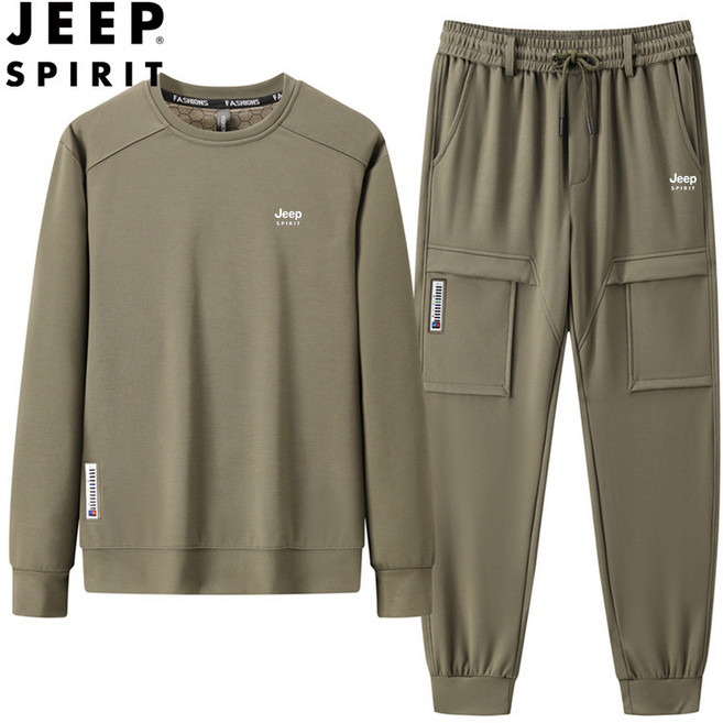 JEEP SPIRIT 지프 스피릿 소프트 기모 조거 트레이닝복 상하의 세트JP6862 +양말