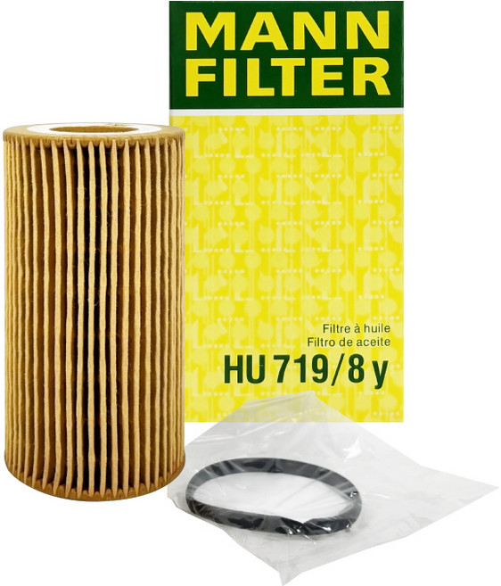 MANN FILTER HU 719/8 y 機油濾清器 高效過濾 保護引擎 延長壽命, 1個