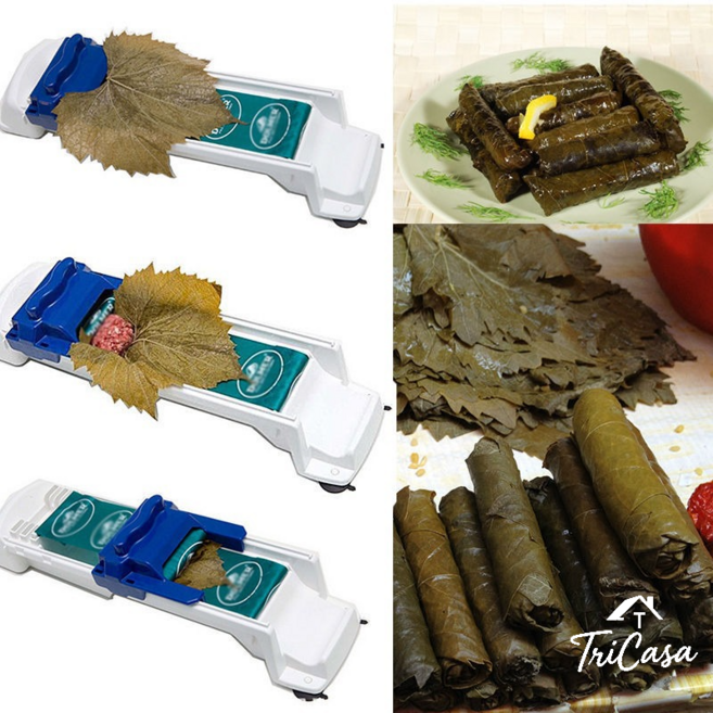 트리플리치 월남쌈 김밥 싸는 도구 고기롤러 김밥말이 원통형 꼬마김밥 만드는도구 1줄, 화이트, 3개