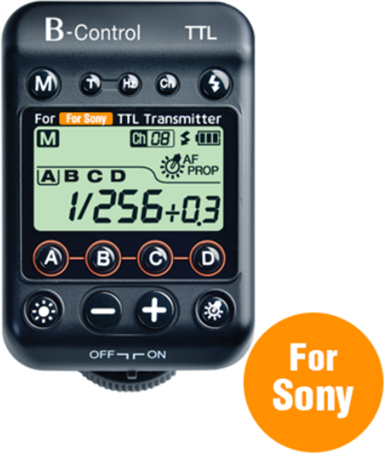 B-Control 소니용 B120 B240 B500 HSS dslr 무선 동조기 송신기, 1개