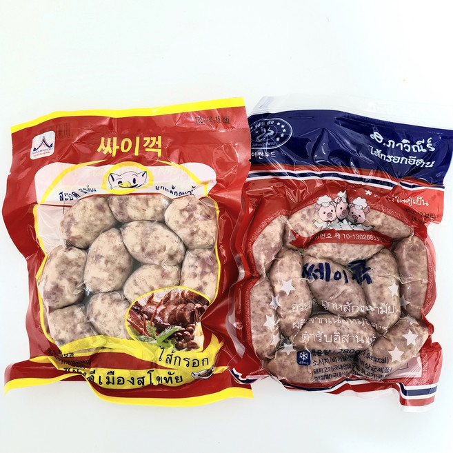 태국햄 세이콕 싸이꺽 혼합셋트 소세지, 1개