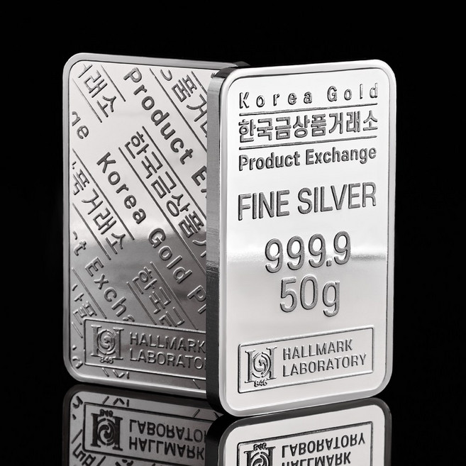 [한국금상품거래소] 실버 순은 999.9 은테크 투자용 은시세 홀마크 포나인 10돈 프레스 실버바 37.5g 50g 100g 1000g(1kg)