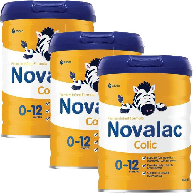 노발락 AC 콜릭 앙팡 포뮬라, 800g, 3개