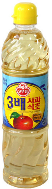 오뚜기 3배 사과식초, 900ml, 1개