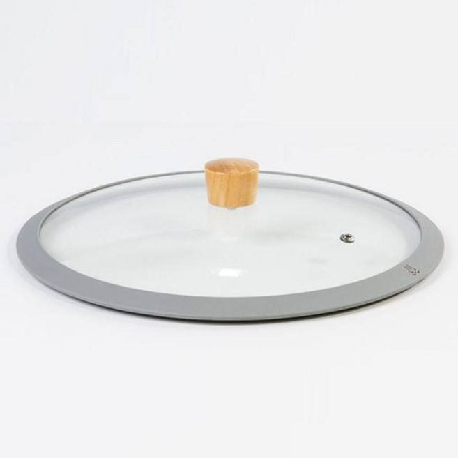 올비아 후라이팬 뚜껑 우드 실리콘 냄비 뚜껑 18cm_0070GF