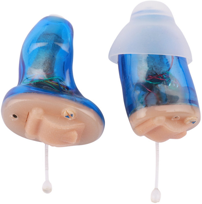 청력개선 법인회사에서 개발한 A9 HEARING AID 초소형 디지털 청력보조기기, 1개, A9 디지털 청력보조기기 좌측(파랑)