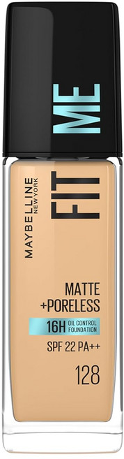 Maybelline Maybelline New York Fit Me Matte Liquid Foundation Shade, Shade 128 Warm Nude, 1개, 30ml