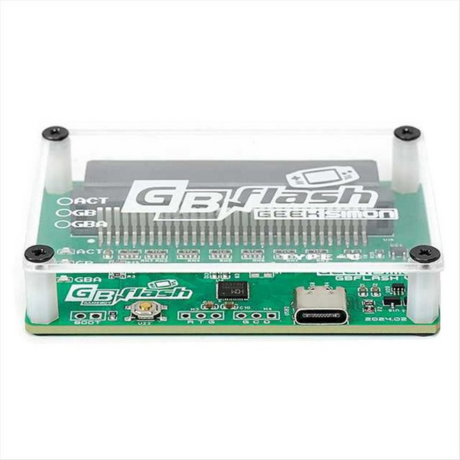 게임 보이/게임 보이 어드밴스 백업 ROM용 게임 카드 버너는 GBA/GBC 카트리지 GB 카트용 게임 리더 성 노출증을 저장합니다., 녹색, 기본, 1개