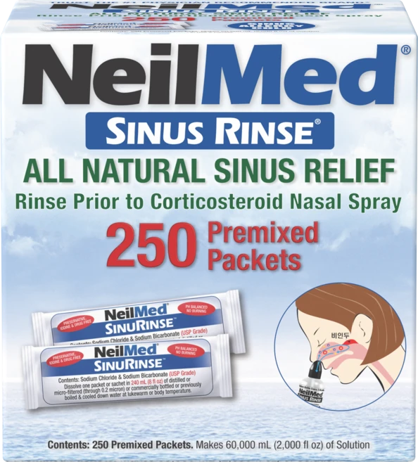 네일메드 사이너스 린스 리필 250포, 1개 - 쿠팡