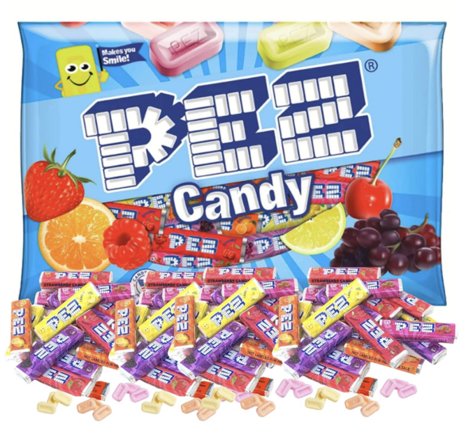 PEZ Candy 리필용 페즈캔디 약 35롤입 1팩, 1개