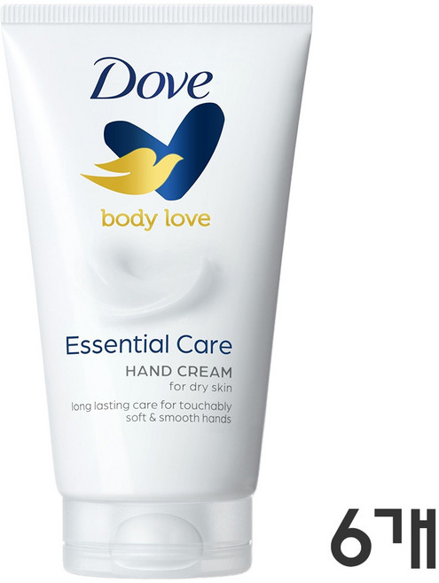 도브 바디러브 에센셜 케어 핸드크림 플로럴 머스크, 75ml, 6개