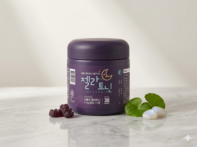 잠안올땐 [젤라토닌] 식물성 멜라토닌 젤리 1mg 코스맥스제조, 1박스, 30회분