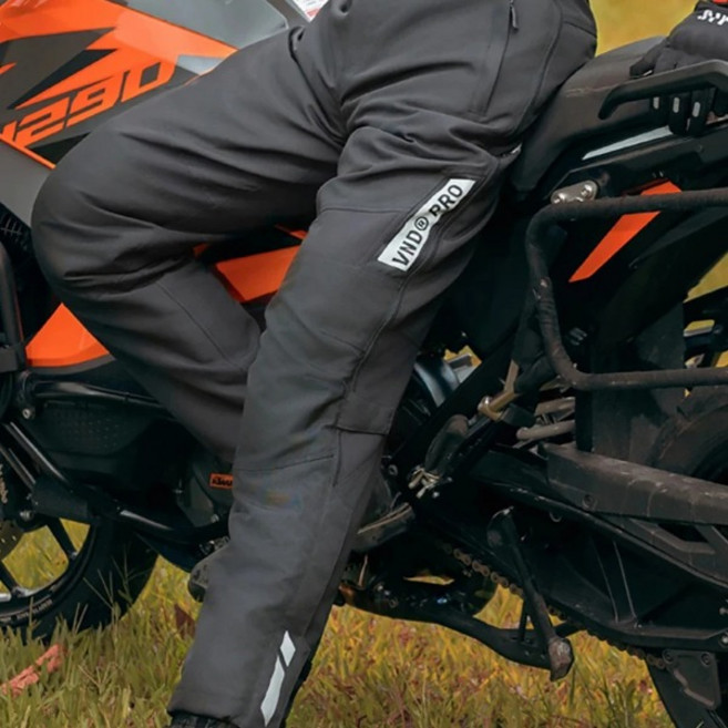 VND-PRO 겨울 방수방풍 3M신슐레이트 오토바이 패딩바지 풀지퍼 오버팬츠 (무릎보호대 포함), L (105~110호)
