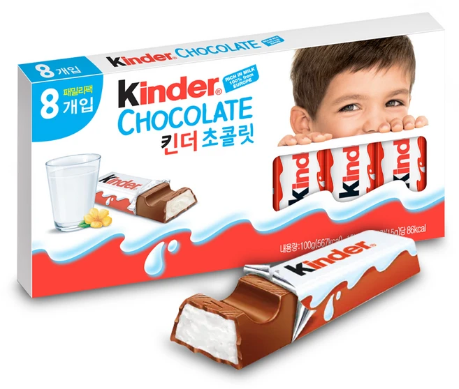 킨더 초콜릿 T8, 100g, 1개 - 쿠팡