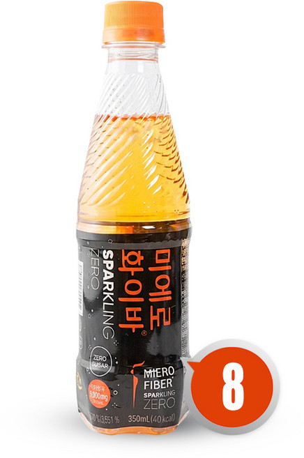 미에로화이바 스파클링 제로, 350ml, 8개