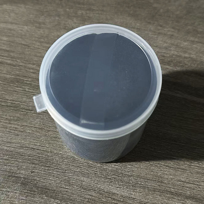 초극세사 크리스탈 벨벳 블랙 숏파일 파우더 퍼프 소형 원형 드라이 파우더 세팅용 파우더 퍼프, 검정색 5개입 박스 55*10