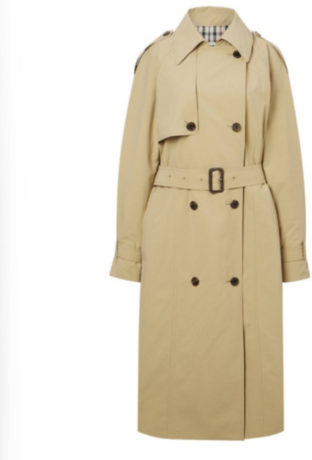 닥스 여성용 트렌치 컬렉션 솔리드 더블 트렌치코트 DLCO4B203I2