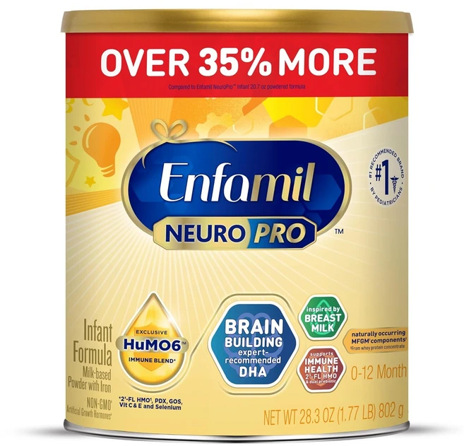 엔파밀 Enfamil NeuroPro 뉴로프로 면역강화 유아분유, 802g, 1개 - 쿠팡