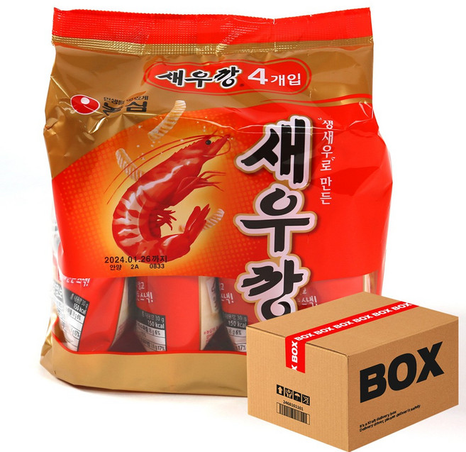 농심 새우깡, 120g, 1개