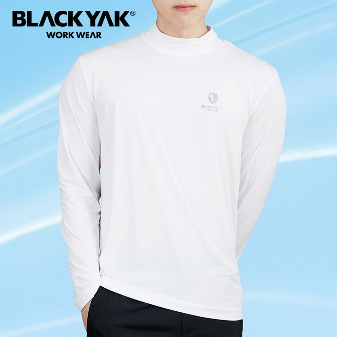 블랙야크 냉감 쿨링 아이스 터틀넥티셔츠 자외선차단