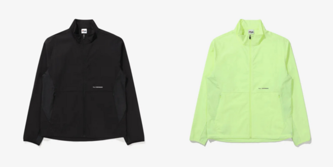 휠라 FILA 남성 스트레치 웜업 탑 봄 집업 FS2WTE1201M