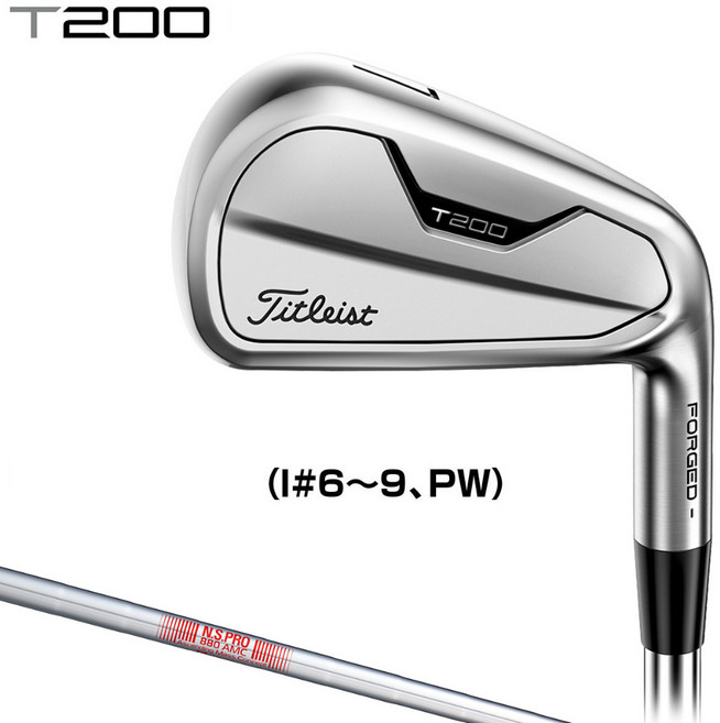 타이틀리스트 T200 아이언 세트 5개 (6-9 PW) NSPRO 880AMC 오른손, S