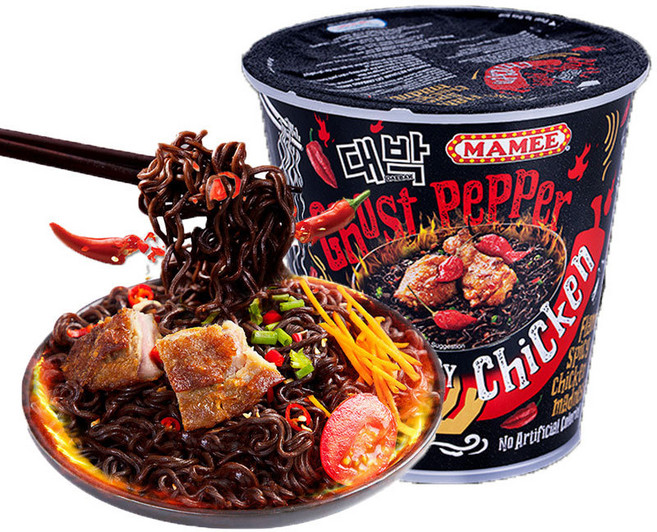 고스트페퍼 라면 스파이시 치킨맛 80g, 5박스