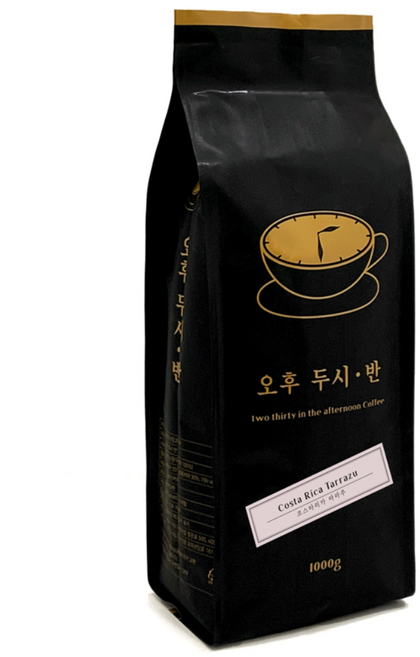 오후두시반 원두커피 코스타리카 따라주 원두 1kg 홀빈, 단품, 1개