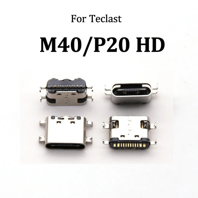 호환 Teclast P75 T40 P10 P20HD T30 T8 P80 M40 T80 M30 Pro M16용 USB 충전 도크 충전 소켓 포트 잭 커넥, 08 For M40 P20HD