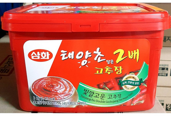 2배고추장 (태양초 삼화 3K), 1개, 3kg
