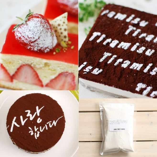녹지않는 데코용 슈가파우더 (데코스노우), 1kg, 1개