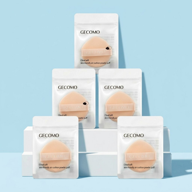 에벤 밀착커버 에어 쿠션 퍼프 파운데이션, 5개