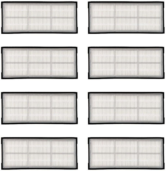 (8피스) Roborock S7 S7+ S7 MaxV S7 MaxV 플러스 S7 MaxV 울트라 S8 프로 울트라 S8 S8+용 HEPA 필터 로봇 진공 청소기 필터 액세서리