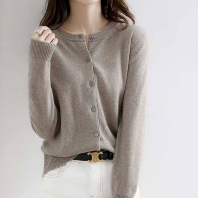 안다로미 여성용 필링소프트 가디건