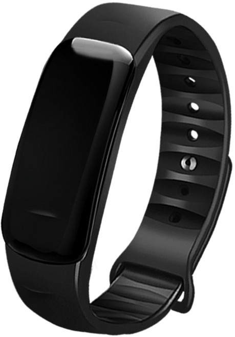 스마트밴드 IP67 방수 심박수 혈압계 워킹 수면 알람 스포츠 블루투스 손목밴드, 블랙