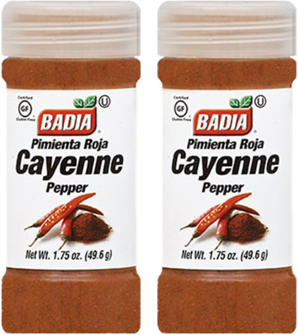 바디아 카이옌 페퍼 파우더, 49.6g, 2개
