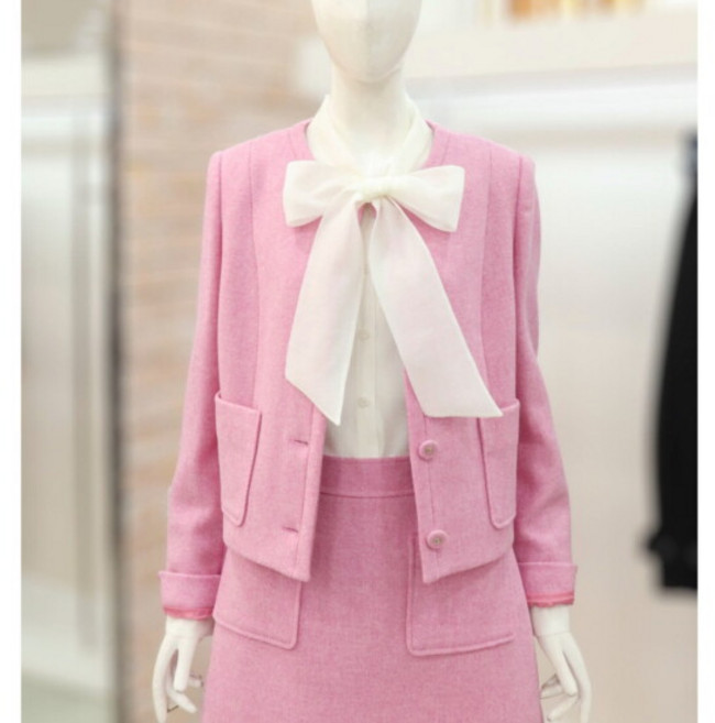 [JJ지고트]패치 포켓 라운드넥 울 재킷 GNAA0JKR7_ 3117341