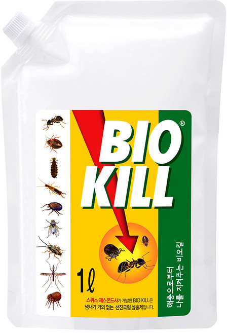 비오킬 파우치형 살충제 리필 1L, 1팩, 1개