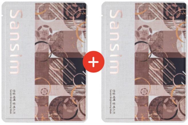 산심 미백 설 마스크 2박스 20매, 2개, 20개입