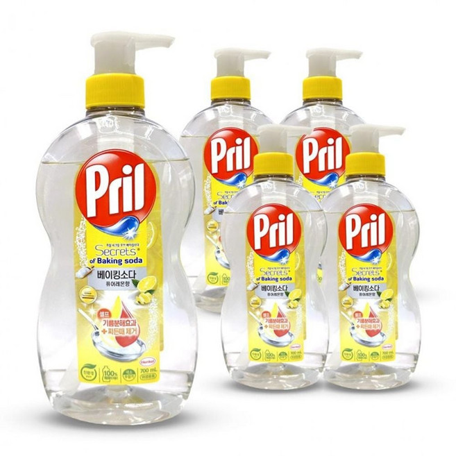 디프샵 베이킹소다 주방세제 700ml 5개 프릴와일드베리향
